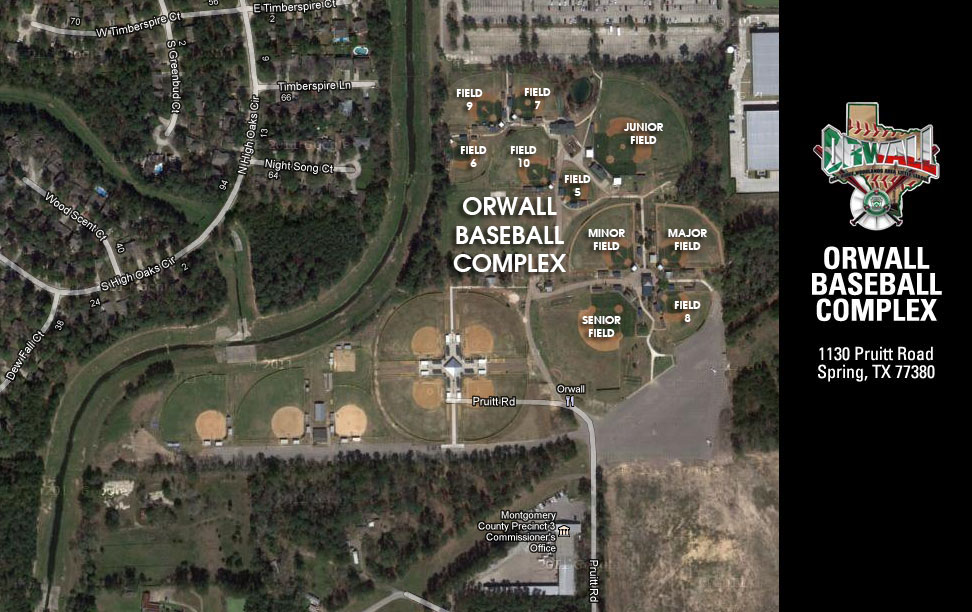 Oak Ridge Woodlands Area Little League Baseball Directions